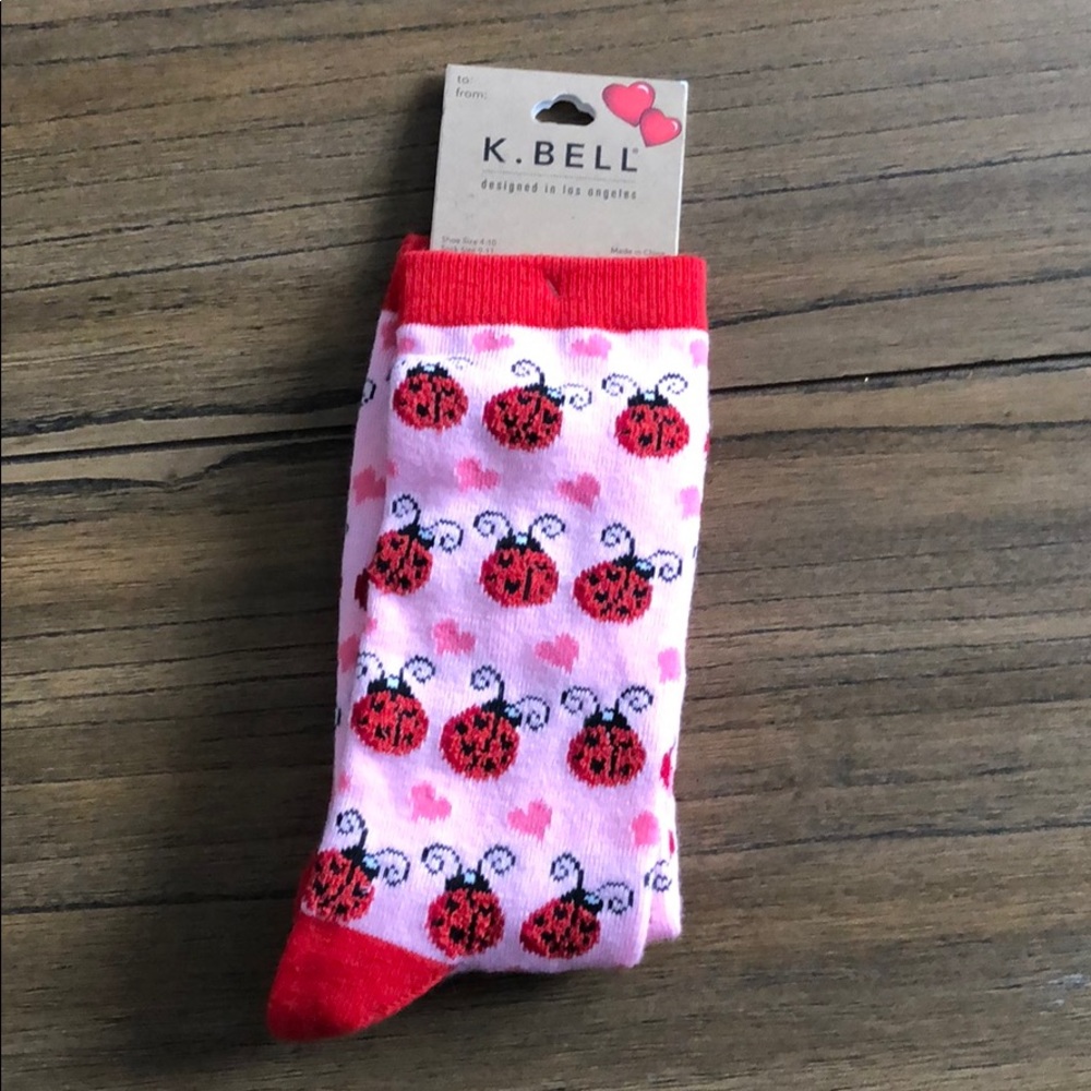 Ladybug socks